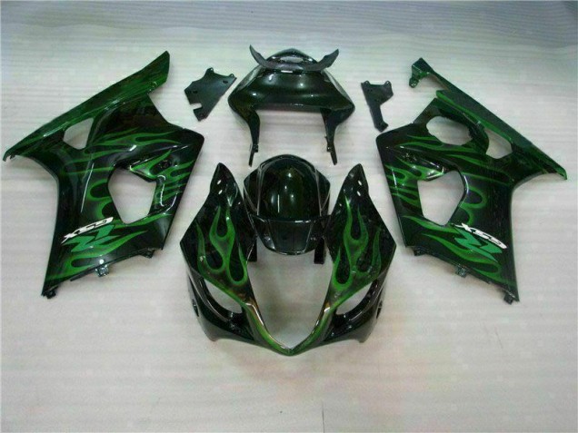 03-04 Vert Noir Suzuki GSXR 1000 Carénage Moto