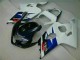 04-05 Blanc Noir Suzuki GSXR 600/750 Carénage Moto 04-05 Blanc Noir Suzuki GSXR 600/750 Carénage Moto