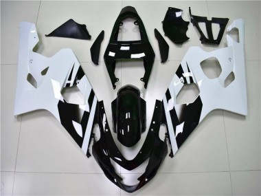 04-05 Blanc Noir Suzuki GSXR 600/750 Carénages Moto