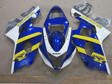 04-05 Bleu Blanc Jaune Suzuki GSXR 600 Carénage Moto