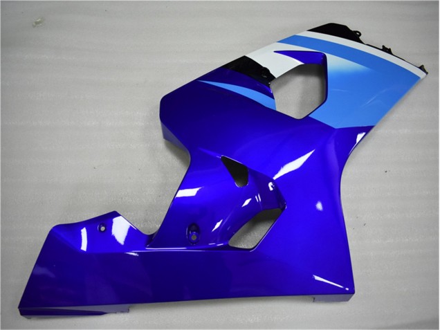 04-05 Bleu Blanc Suzuki GSXR 600/750 Carénage Moto 04-05 Bleu Blanc Suzuki GSXR 600/750 Carénage Moto