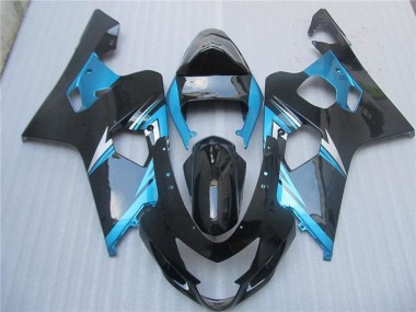 04-05 Bleu Noir Suzuki GSXR 600/750 Carrosserie Moto
