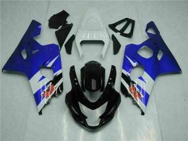 04-05 Bleu Noir Suzuki GSXR 600/750 Kit Carénages Motos Complet