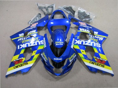 04-05 Bleu Telefumia Movistar Suzuki GSXR 600 Carénage Moto