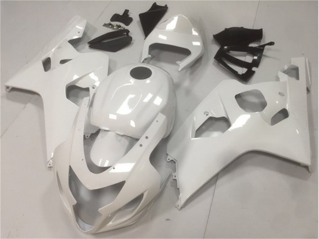 04-05 Brillant Blanc Suzuki GSXR 600/750 Carénage Moto 04-05 Brillant Blanc Suzuki GSXR 600/750 Carénage Moto
