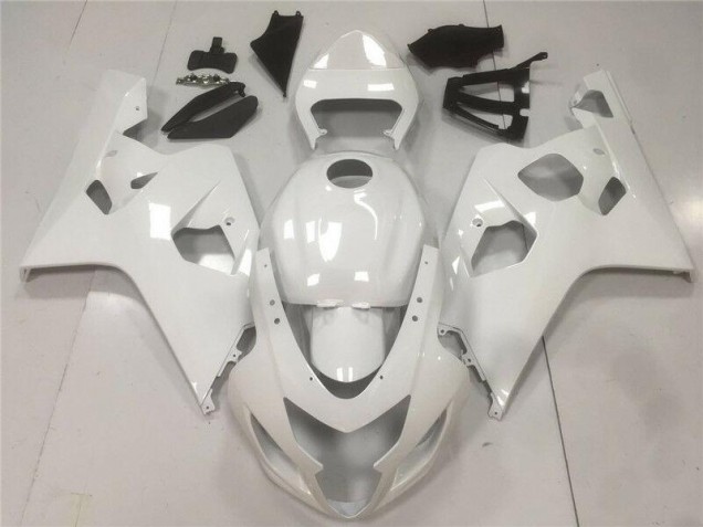 04-05 Brillant Blanc Suzuki GSXR 600/750 Carénage Moto 04-05 Brillant Blanc Suzuki GSXR 600/750 Carénage Moto