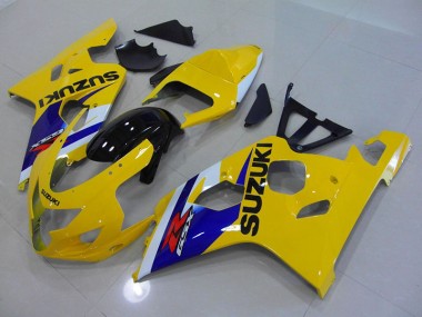 04-05 Jaune Bleu Suzuki GSXR 750 Carénage Moto