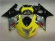 04-05 Jaune Noir Suzuki GSXR 600/750 Carénages Moto 04-05 Jaune Noir Suzuki GSXR 600/750 Carénages Moto