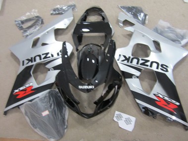 04-05 Noir Blanc Suzuki GSXR 750 Carénage Moto