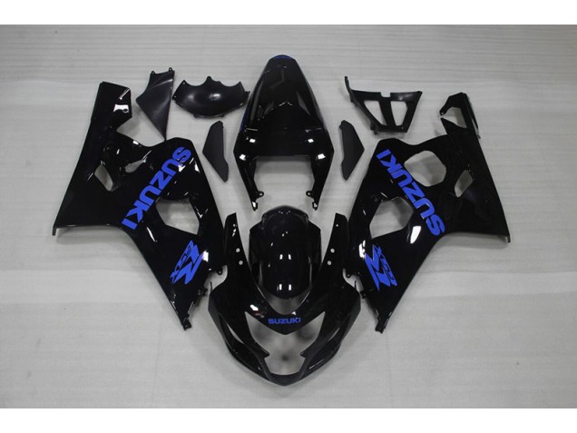 04-05 Noir Bleu Décalque Suzuki GSXR 750 Carénage Moto 04-05 Noir Bleu Décalque Suzuki GSXR 750 Carénage Moto