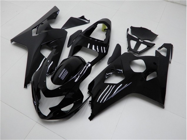 04-05 Noir Brillant Suzuki GSXR 600/750 Carénage Moto 04-05 Noir Brillant Suzuki GSXR 600/750 Carénage Moto