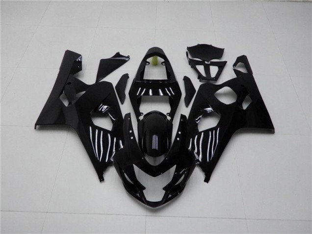 04-05 Noir Brillant Suzuki GSXR 600/750 Carénage Moto 04-05 Noir Brillant Suzuki GSXR 600/750 Carénage Moto