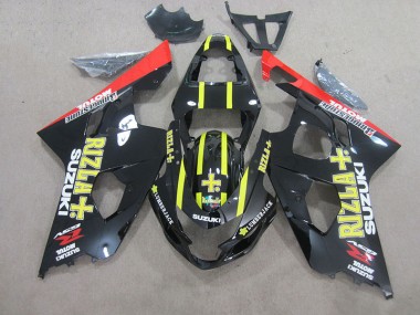 04-05 Noir Jaune Rizla Suzuki GSXR 750 Carénage Moto