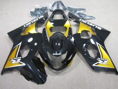 04-05 Noir Jaune Suzuki GSXR 600 Carénage Moto