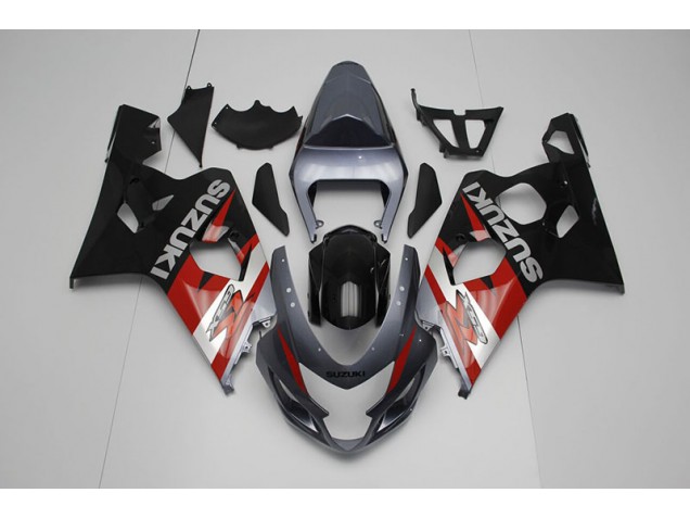 04-05 Noir Rouge Suzuki GSXR 750 Carénage Moto