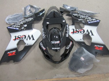 04-05 Noir West Suzuki GSXR 600 Carénage Moto