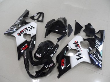 04-05 Noir West Suzuki GSXR 750 Carénage Moto