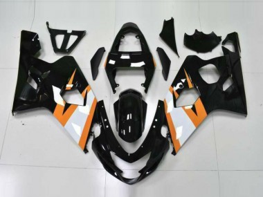 04-05 Orange Noir Suzuki GSXR 600/750 Carénage Moto