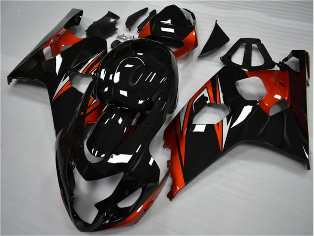 04-05 Orange Noir Suzuki GSXR 600/750 Carénages Moto 04-05 Orange Noir Suzuki GSXR 600/750 Carénages Moto