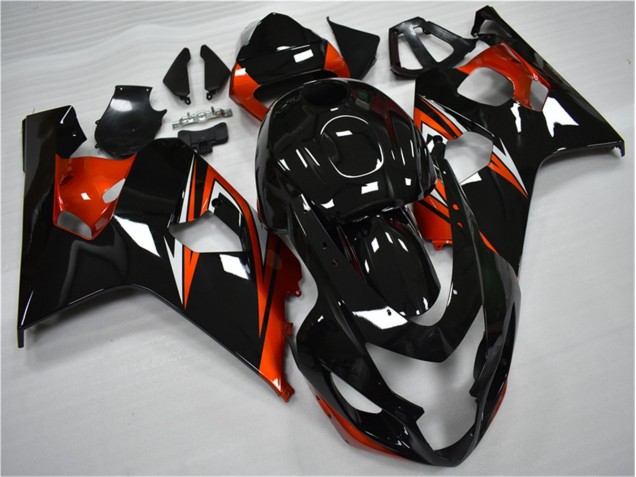 04-05 Orange Noir Suzuki GSXR 600/750 Carénages Moto 04-05 Orange Noir Suzuki GSXR 600/750 Carénages Moto
