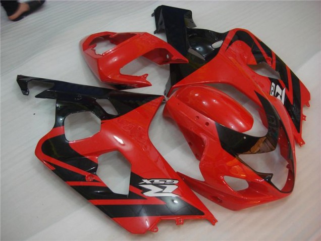 04-05 Rouge Noir Suzuki GSXR 600/750 Carénages Moto 04-05 Rouge Noir Suzuki GSXR 600/750 Carénages Moto