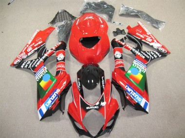 04-05 Rouge Noir Suzuki GSXR 600 Carénage Moto