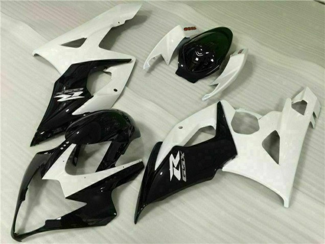 05-06 Blanc Noir Suzuki GSXR 1000 Carénages Moto 05-06 Blanc Noir Suzuki GSXR 1000 Carénages Moto