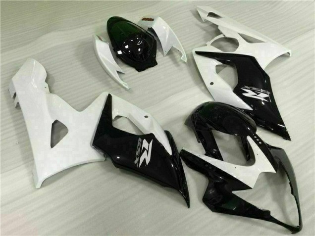 05-06 Blanc Noir Suzuki GSXR 1000 Carénages Moto 05-06 Blanc Noir Suzuki GSXR 1000 Carénages Moto