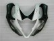 05-06 Blanc Noir Suzuki GSXR 1000 Carrosserie Moto 05-06 Blanc Noir Suzuki GSXR 1000 Carrosserie Moto