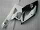 05-06 Blanc Noir Suzuki GSXR 1000 Carrosserie Moto 05-06 Blanc Noir Suzuki GSXR 1000 Carrosserie Moto