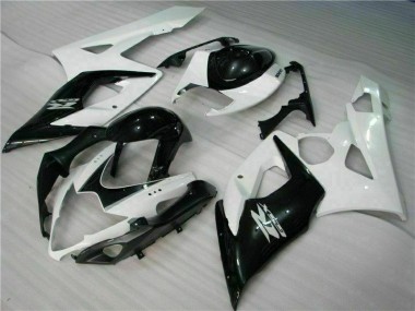 05-06 Blanc Noir Suzuki GSXR 1000 Carrosserie Moto
