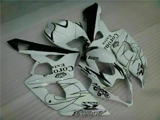 05-06 Blanc Suzuki GSXR 1000 Carrosserie Moto