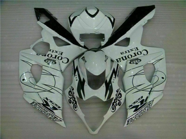 05-06 Blanc Suzuki GSXR 1000 Carrosserie Moto