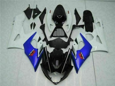 05-06 Bleu Blanc Suzuki GSXR 1000 Carénages Moto