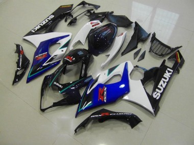 05-06 Bleu Blanc Suzuki GSXR 1000 Kit Carénages Motos Complet