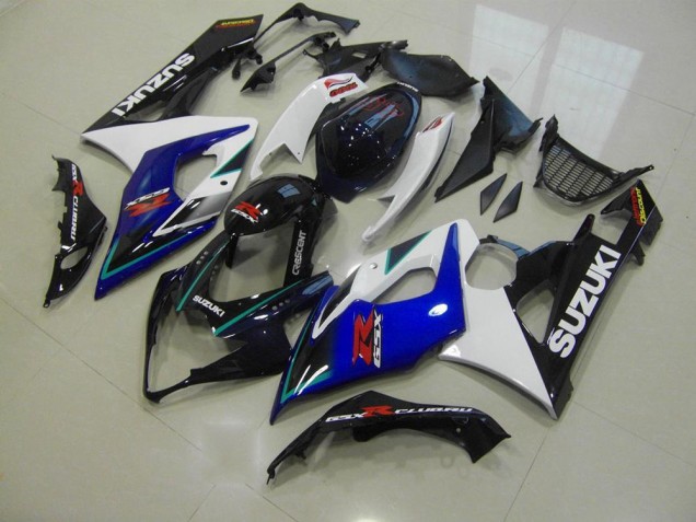 05-06 Bleu Blanc Suzuki GSXR 1000 Kit Carénages Motos Complet 05-06 Bleu Blanc Suzuki GSXR 1000 Kit Carénages Motos Complet