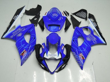05-06 Bleu Corona Suzuki GSXR 1000 Carénage Moto