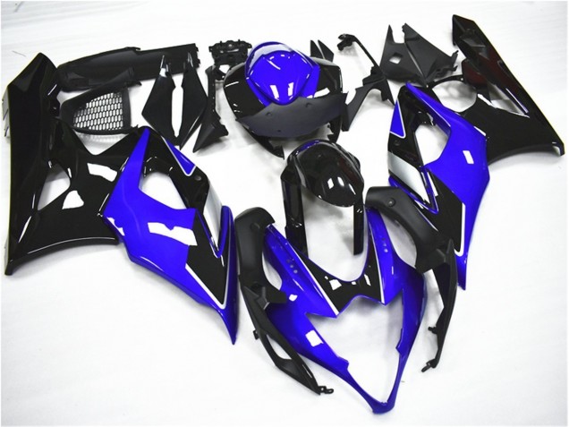 05-06 Bleu Noir Suzuki GSXR 1000 Kit Carénages Motos Complet