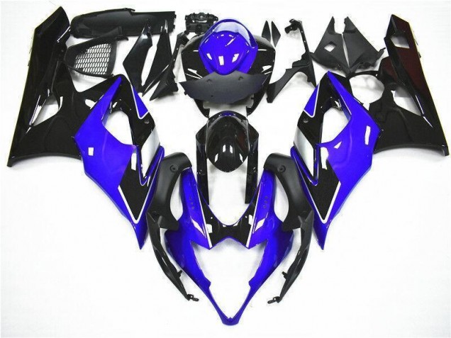 05-06 Bleu Noir Suzuki GSXR 1000 Kit Carénages Motos Complet