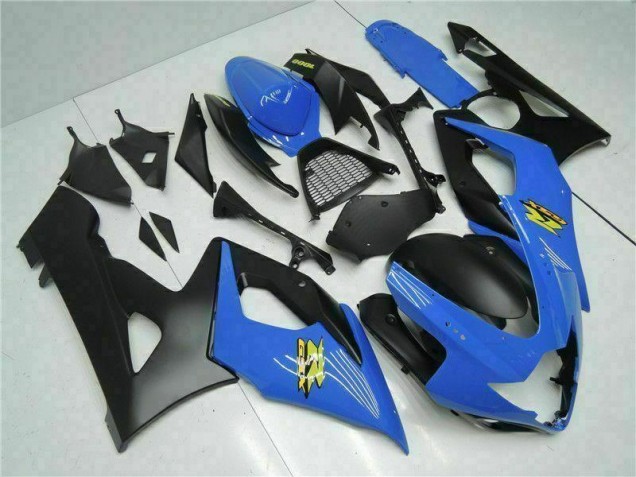 05-06 Bleu Noir Suzuki GSXR 1000 Kit Carénages Motos 05-06 Bleu Noir Suzuki GSXR 1000 Kit Carénages Motos