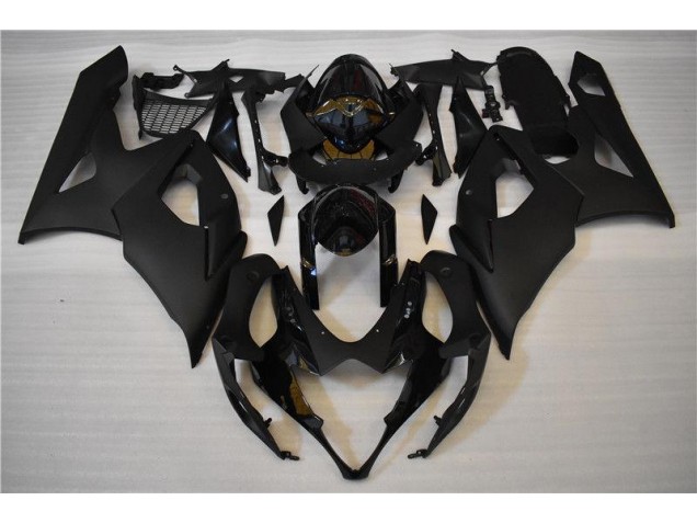 05-06 Brillant Noir Mat Suzuki GSXR 1000 Carénage Moto 05-06 Brillant Noir Mat Suzuki GSXR 1000 Carénage Moto