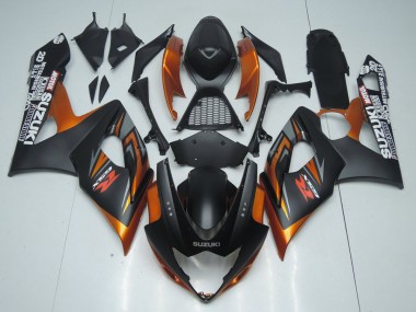 05-06 Brun et Noir Mat Suzuki GSXR 1000 Carénage Moto