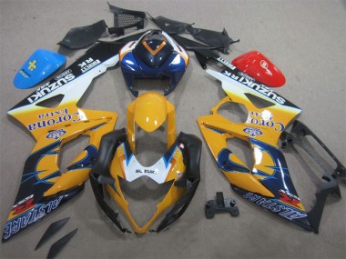 05-06 Jaune Bleu Corona Extra Suzuki GSXR 1000 Carénage Moto