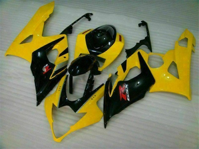 05-06 Jaune Noir Suzuki GSXR 1000 Carénages Moto 05-06 Jaune Noir Suzuki GSXR 1000 Carénages Moto