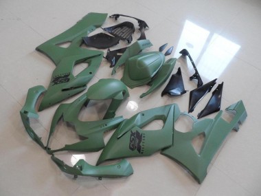 05-06 Matte Armée Verte Suzuki GSXR 1000 Carénage Moto