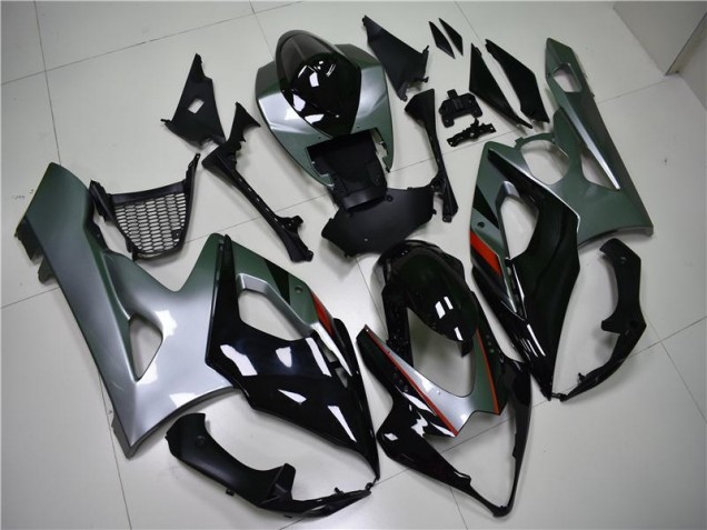05-06 Noir Argent Suzuki GSXR 1000 Carénage Moto 05-06 Noir Argent Suzuki GSXR 1000 Carénage Moto