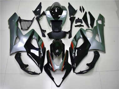 05-06 Noir Argent Suzuki GSXR 1000 Carénage Moto