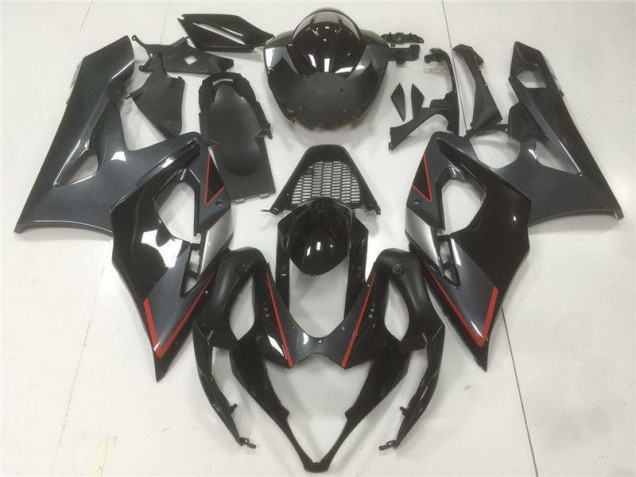 05-06 Noir Gris Suzuki GSXR 1000 Carénage Moto 05-06 Noir Gris Suzuki GSXR 1000 Carénage Moto