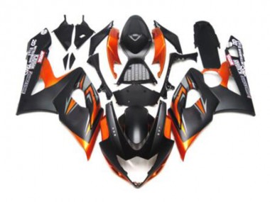 05-06 Noir Orange Suzuki GSXR 1000 Carénage Moto