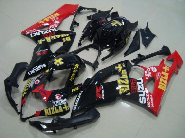 05-06 Noir Rouge Rizla Suzuki GSXR 1000 Carénage Moto
